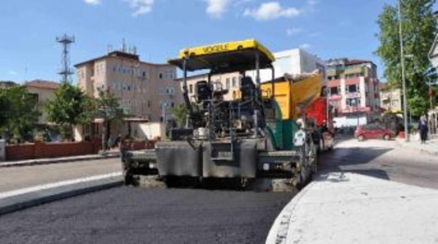 Kuru&ccedil;eşme Caddeleri Asfaltlandı