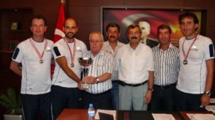 Şampiyon Balık Adamlardan S&ouml;ke Belediyesi&rsquo;ne Ziyaret