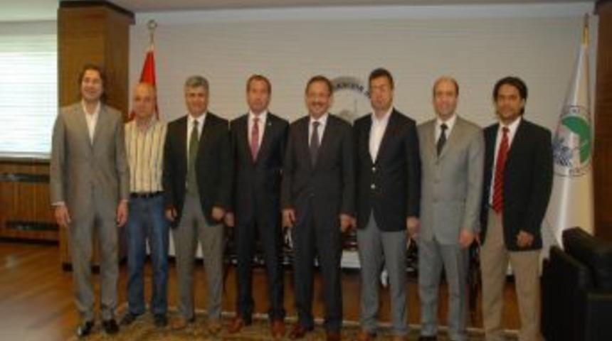 T&uuml;fad'tan Başkan &Ouml;zhaseki'ye Ziyaret