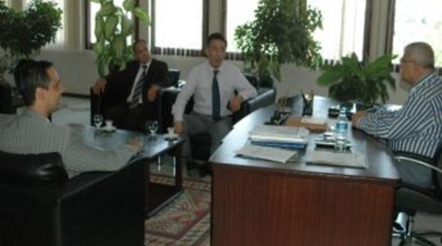 İha`dan &Ccedil;orlu Belediye Başkanı &Uuml;nal Baysan`a Ziyaret