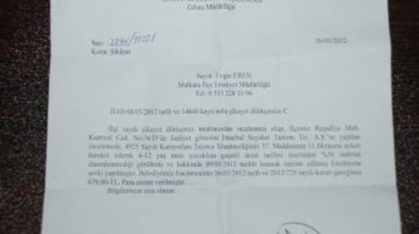 9 Tl`lik İndirime 679 Tl Ceza