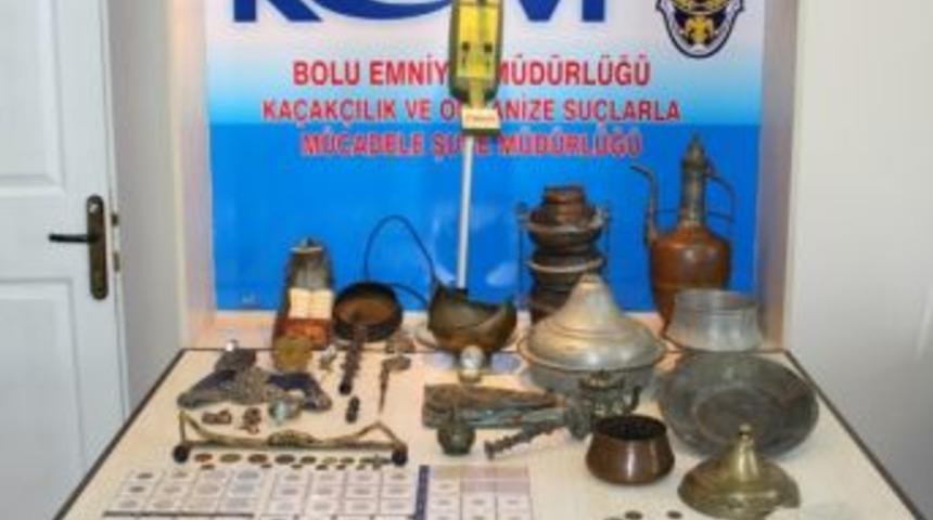 Bolu&rsquo;da Tarihi Eser Ka&ccedil;ak&ccedil;ıları Yakalandı