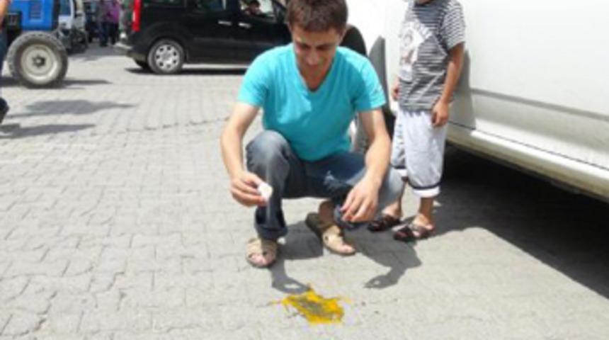 Asfaltta yumurta pişiyor