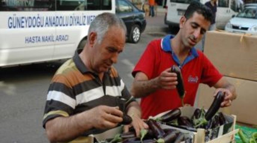 Vatandaşlardan Patlıcana Rağbet