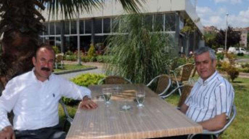 Başkanlar Fikir Alışverişnde Bulundu