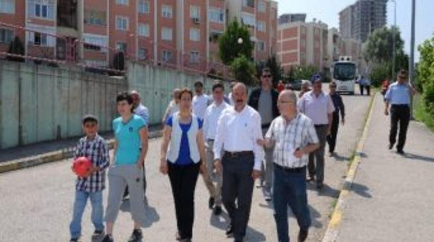 Başkan Doğan, Cumhuriyet Mahallesini Ziyaret Etti