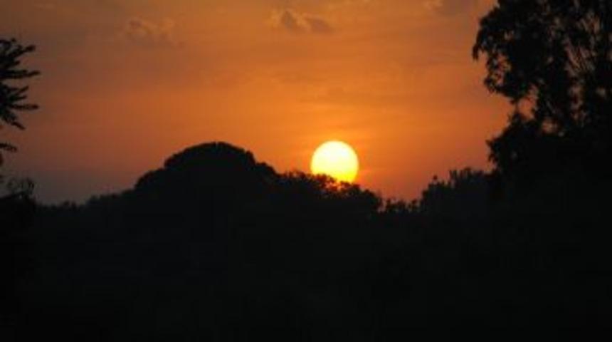 G&uuml;n Batımında Manavgat Irmağı'nda Fotoğraf Turu