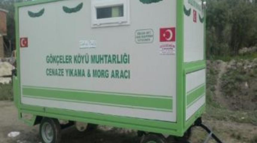 G&ouml;k&ccedil;eler K&ouml;y&uuml;'ne Morglu Cenaze Yıkama Aracı