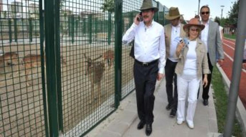 Başkan G&ouml;k&ccedil;ek, Sincan Evcil Hayvanlar Parkı&rsquo;nı Gezdi