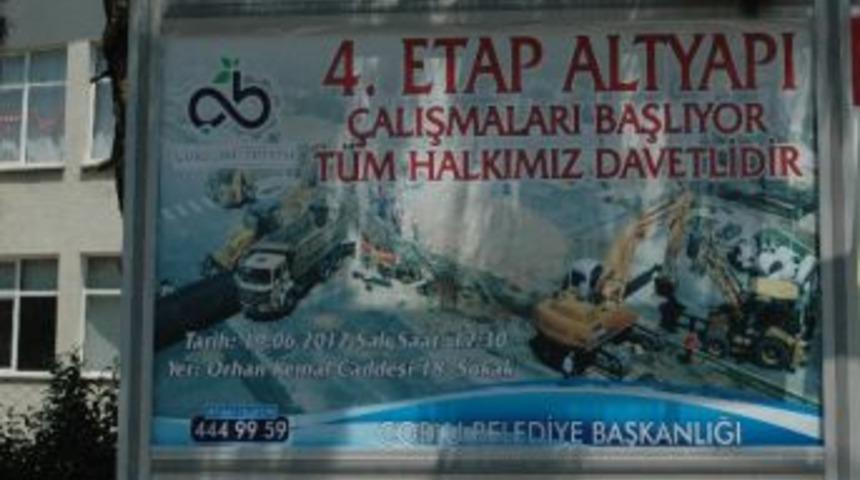 4. Etap Alt Yapı &Ccedil;alışmaları Başlıyor