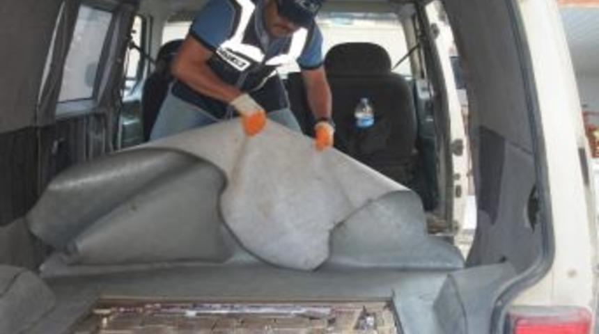 Antalya&rsquo;da Ka&ccedil;ak Sigara Operasyonu