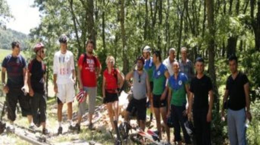 Bisikletseverler Doğancıl&rsquo;da Buluştu