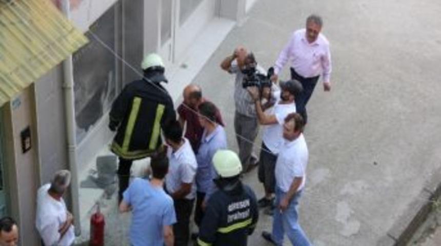 Giresun&rsquo;da İş Yerinde Yangın Paniği