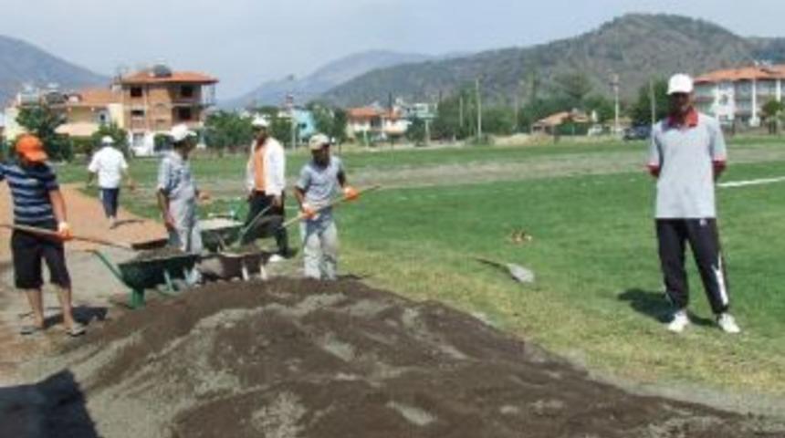 Ortaca Ahmet Ateş Stadyumu Bakıma Alındı