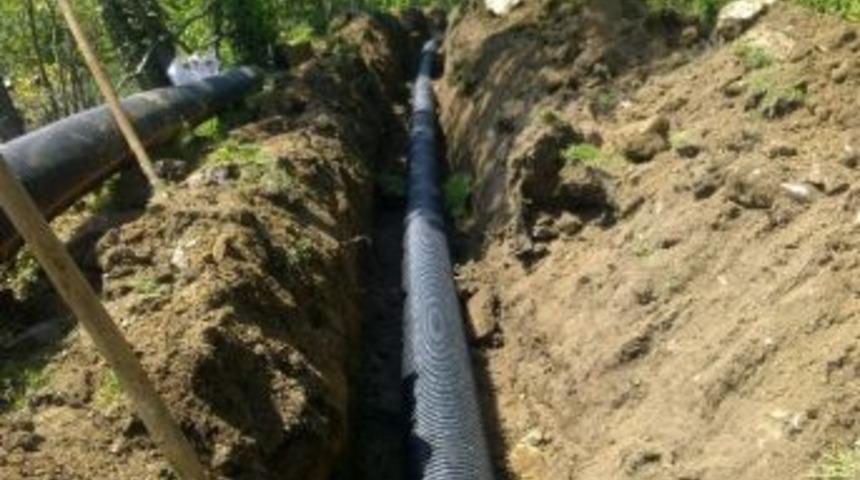 Kıyıcak&rsquo;ta Kanalizasyon Hattı Tamamlandı