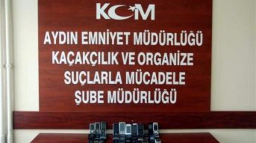 Aydın&rsquo;da 23 Adet Ka&ccedil;ak Cep Telefonu Ele Ge&ccedil;irildi