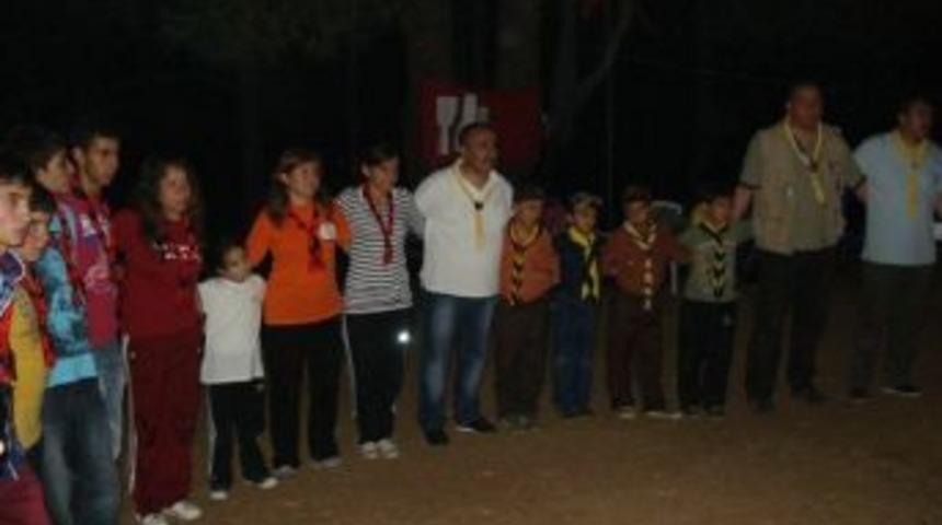 Uşaklı İzciler Gediz&rsquo;de Bir Hafta Kamp Yaptı