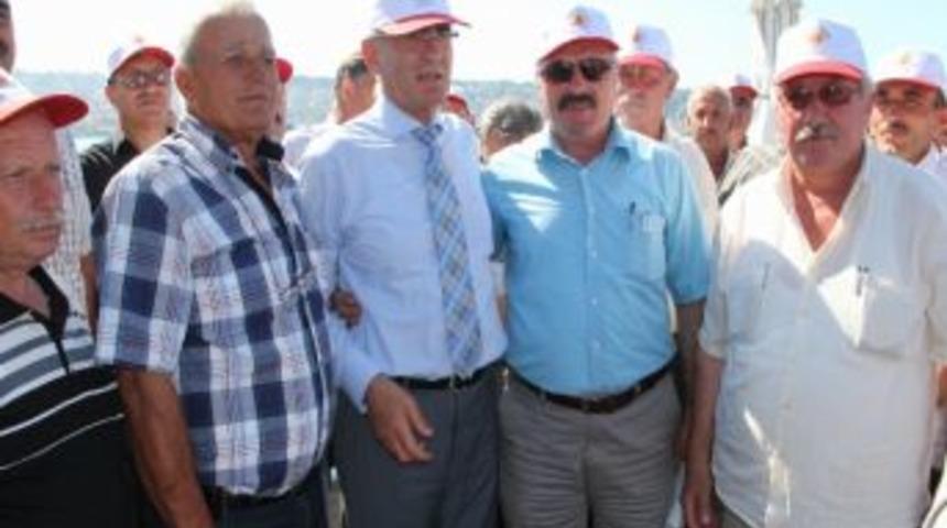 Babalar Gününü Denizde Kutladılar