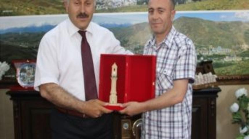 Elit Hakem &Ccedil;ınar&rsquo;dan Belediye Başkanı Polat&rsquo;a Ziyaret