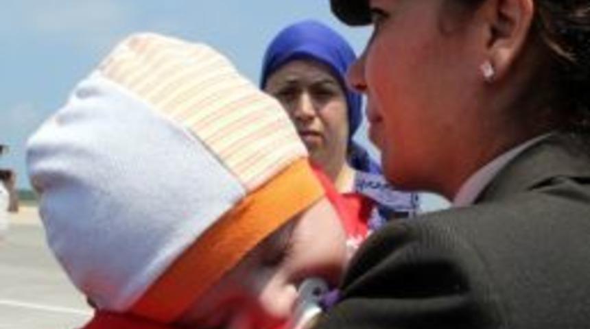 Şehidi 9 Aylık Oğlu Karşıladı