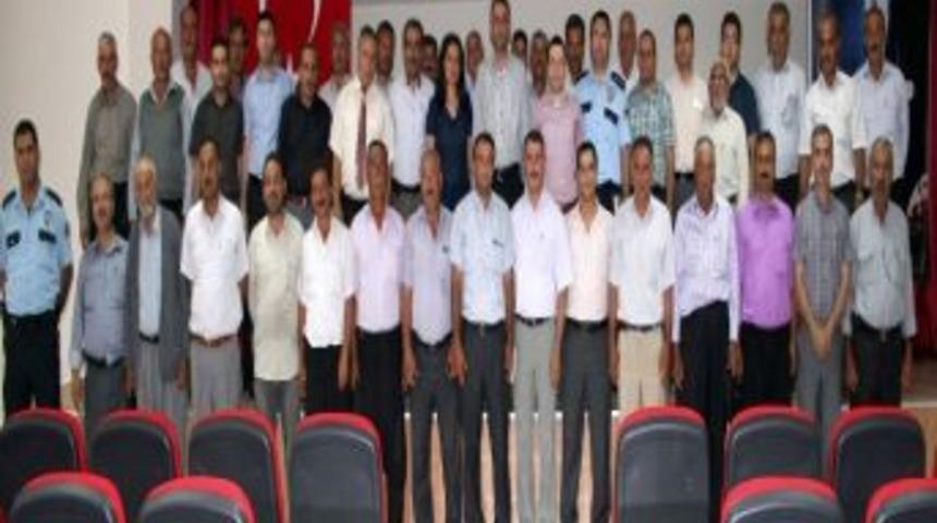 Yavuzeli İl&ccedil;e İdari Şube Başkanları Toplantısı Yapıldı