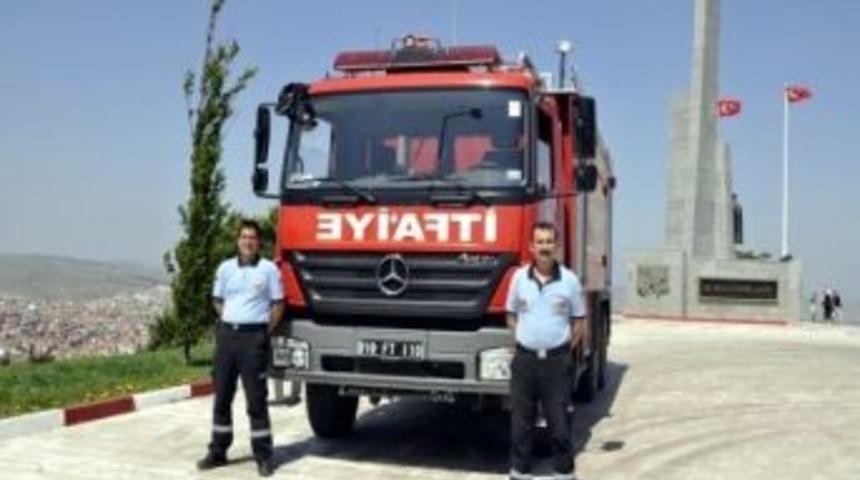 Balıkesir Atatepe'ye Mobil İtfaiye Ekibi Konuşlandırıldı
