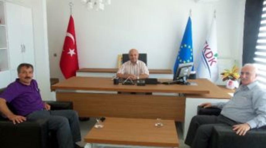 &Ccedil;anakkale İl Genel Meclisi Başkanı Tekin'den Kurum M&uuml;d&uuml;rlerine Ziyaret