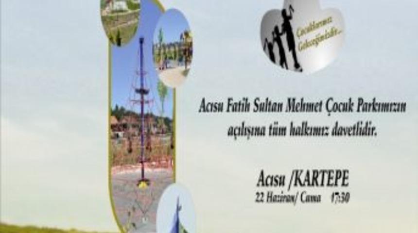 Kartepe&rsquo;de Fatih Sultan Mehmet Gen&ccedil;lik Parkı A&ccedil;ılıyor