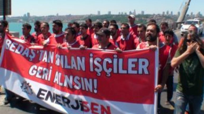 İşten Çıkarılan Işçiler, Boğaziçi Köprüsü'nü Trafiğe Kapattı