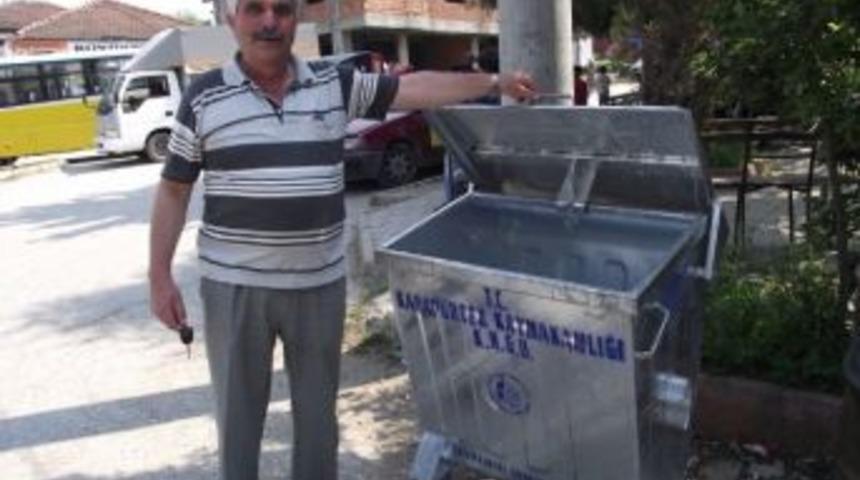 K&ouml;ylere &Ccedil;&ouml;p Konteynerleri Dağıtılmaya Başlandı