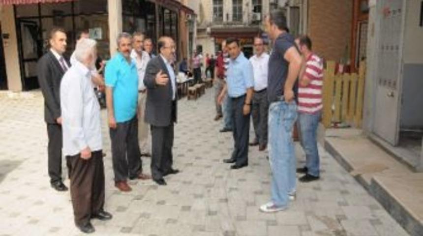 Kemerkaya Esnafından Belediye Başkanı G&uuml;mr&uuml;k&ccedil;&uuml;oğlu'na Teşekk&uuml;r