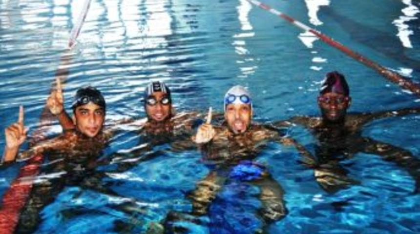 Umman Y&uuml;zme Milli Takımı OM&Uuml;&rsquo;de Kampa Girdi