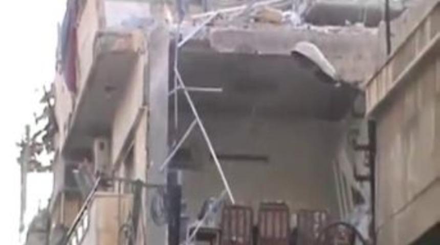 &lsquo;Hayalet Şehir&rsquo; Humus&rsquo;taki Ağır Yıkımı B&ouml;yle G&ouml;r&uuml;nt&uuml;ledi