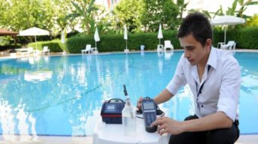 Antalya'da Y&uuml;zme Havuzları Denetimi Başladı