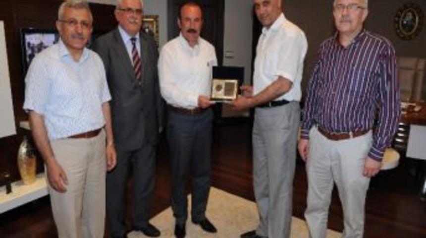 Din G&ouml;revlilerinden Başkan'a Teşekk&uuml;r Ziyareti