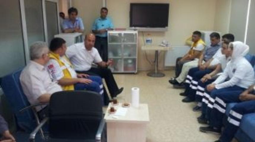 Malatya İl Sağlık M&uuml;d&uuml;r&uuml; Umay&rsquo;dan 112 Merkezi&rsquo;nde Denetim