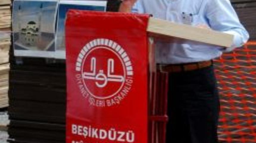 Beşikd&uuml;z&uuml; Merkez Hacı &Ccedil;akmak Camii&rsquo;nin Temeli T&ouml;renle Atıldı