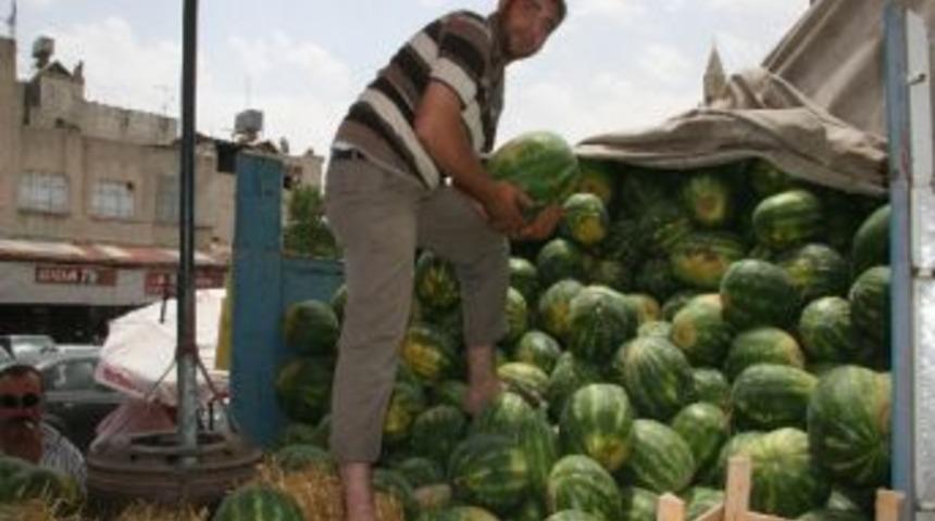 Adana Karpuzu Kilis'te Y&uuml;zde 50 Ucuzladı