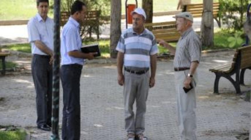 Belediye İstasyon Parkını Yeniden D&uuml;zenleniyor