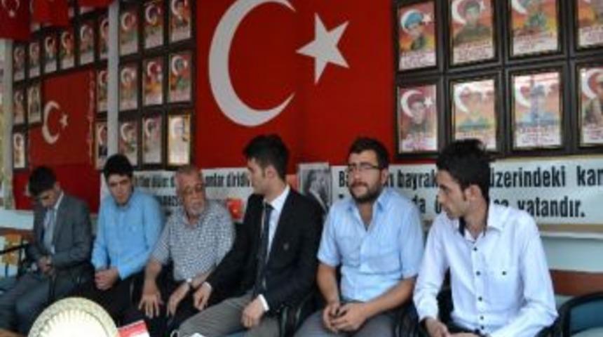 Ereğli &Uuml;lk&uuml; Ocaklarından Şehit Aileleri Derneğine Ziyaret