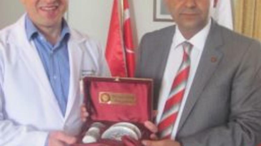 Hatay Mustafa Kemal &Uuml;niversitesi Rekt&ouml;r&uuml; G&uuml;der, Şifa&rsquo;yı Ziyaret Etti