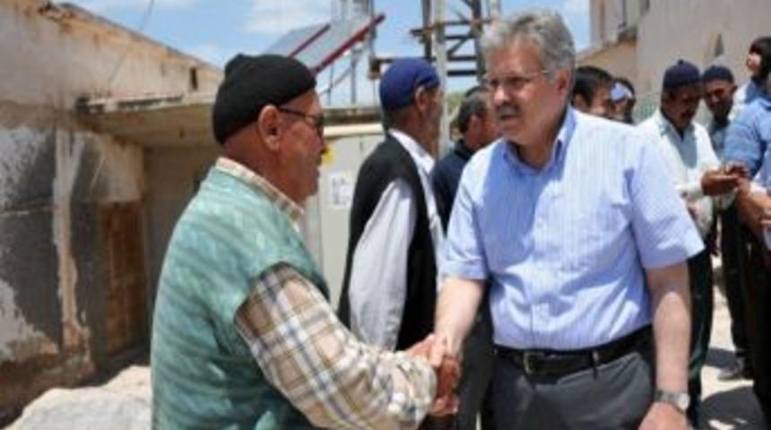 Vali Kahraman K&ouml;ylerde İnceleme Yaptı