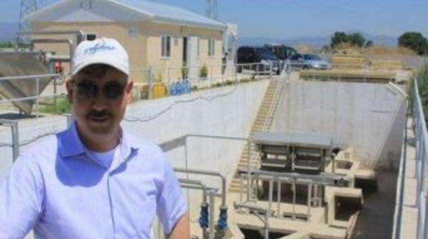 Saruhanlı'da Atık Su Tesisi İnşaatı Hızla Devam Ediyor