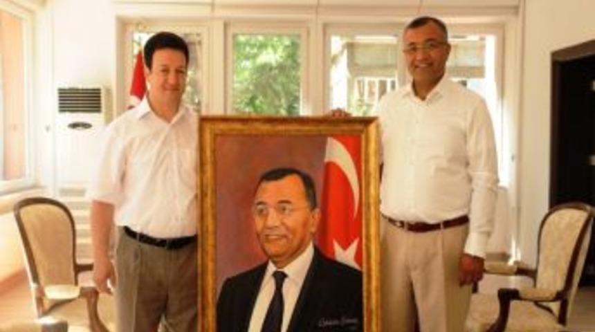 Vali Kenan &Ccedil;ift&ccedil;i&rsquo;ye Yağlı Boya Portre