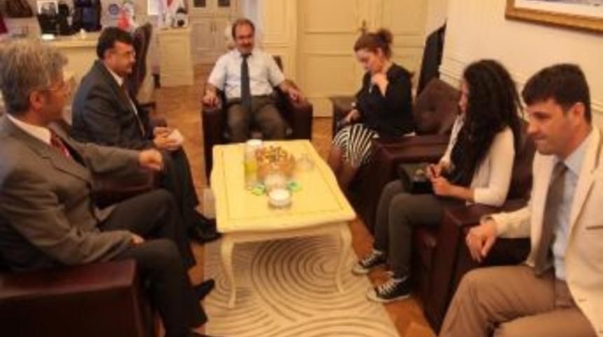 Giresun &Uuml;niversitesi Rekt&ouml;r&uuml;&rsquo;nden Ağrı İbrahim &Ccedil;e&ccedil;en &Uuml;niversitesine Ziyaret