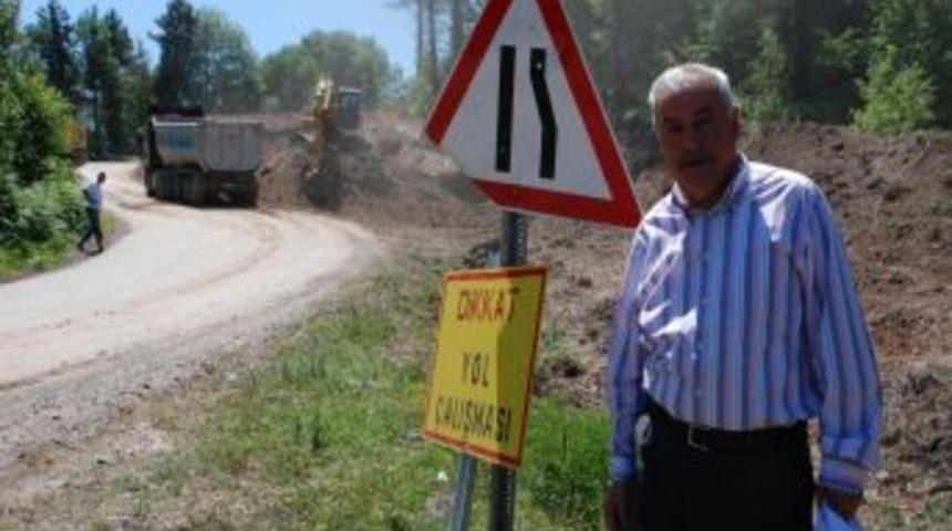 G&ouml;k&ccedil;eler Bağlantı Yolu Genişletiliyor