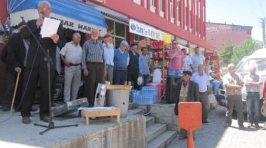 Olur Adliyesinin Kapatılması Protesto Edildi