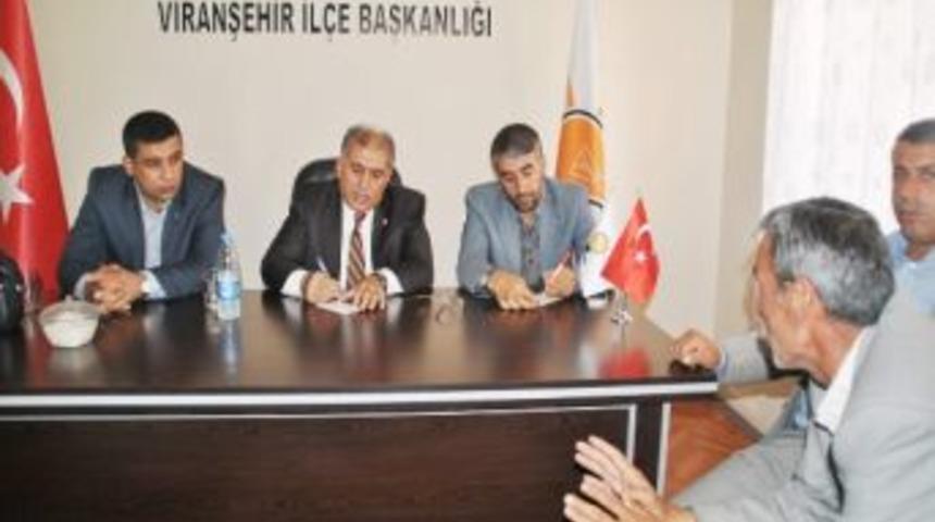Milletvekili Mehmet Aky&uuml;rek Viranşehir'de