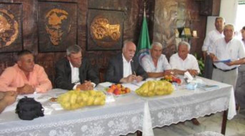 Tzob Genel Başkanı Bayraktar &Ouml;demişli &Ccedil;ift&ccedil;ilerle Buluştu