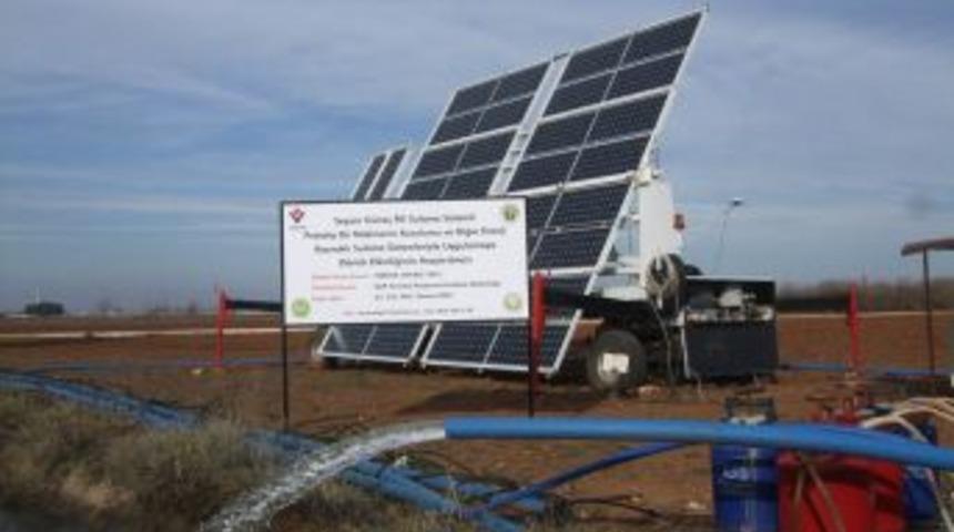 Tarım Arazileri Artık G&uuml;neş Enerjisiyle Sulanacak